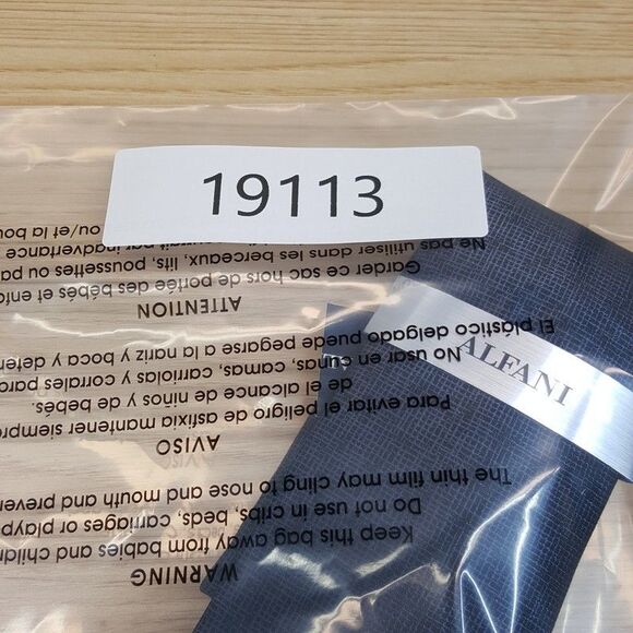 ALFANI Mens Neck Tie Black Charcoal Crosshatch Grid Slim Modern Classic - Picture 6 of 6